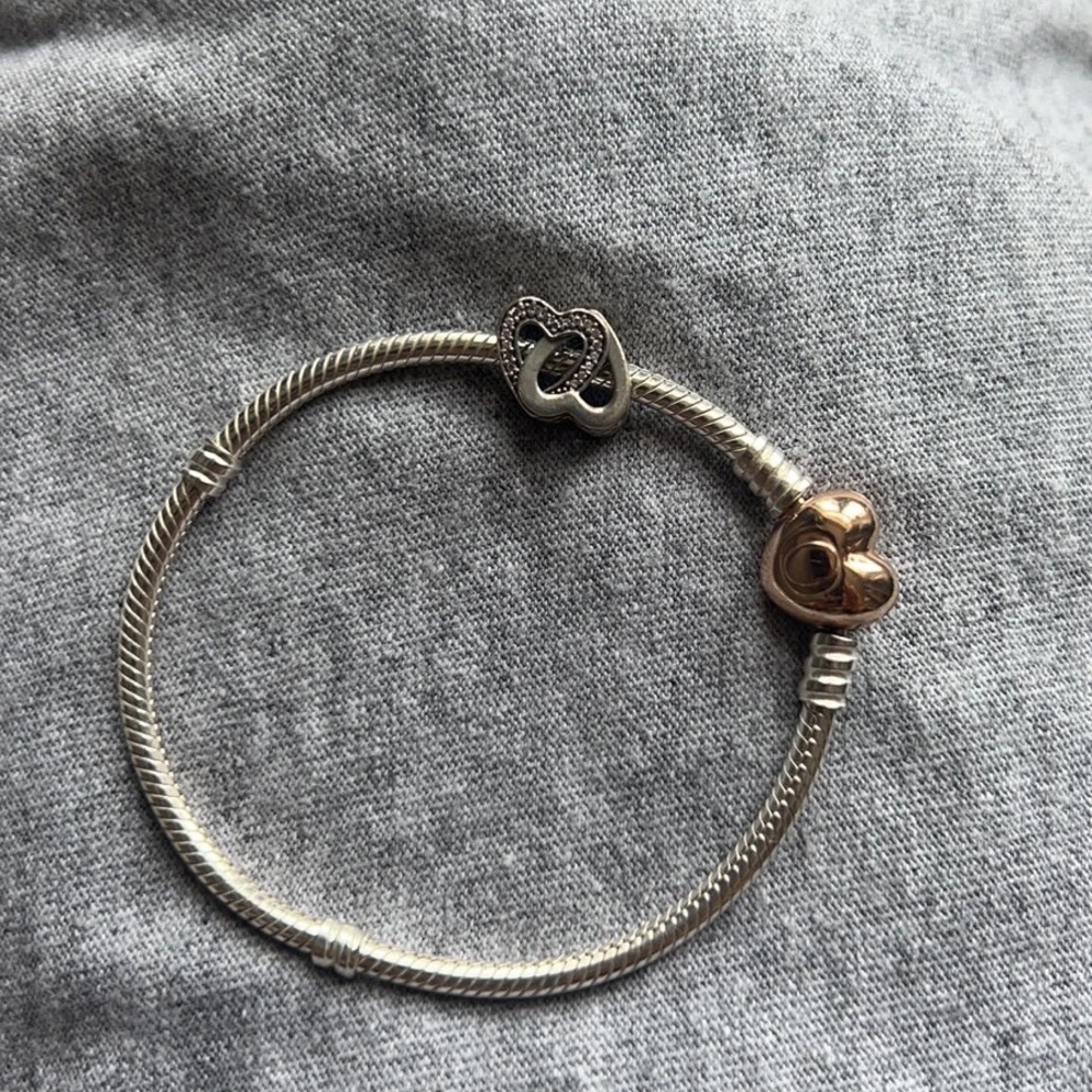 Pandora bracelet with charm